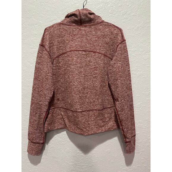 Lululemon Ready to Rulu Fleece Pullover in Heathered Savannah Size 6 - Picture 7 of 8